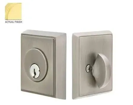 EmtekEmtek Single Cylinder Rectangular Keyed Deadbolt in 