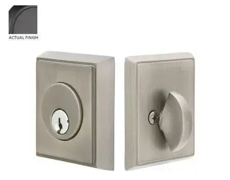 EmtekEmtek Single Cylinder Rectangular Keyed Deadbolt in 
