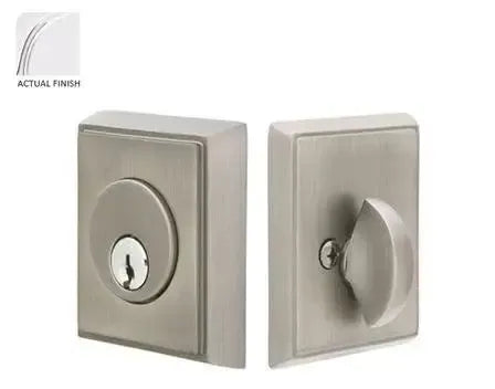 EmtekEmtek Single Cylinder Rectangular Keyed Deadbolt in 