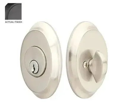 EmtekEmtek Single Cylinder Saratoga Keyed Deadbolt in 
