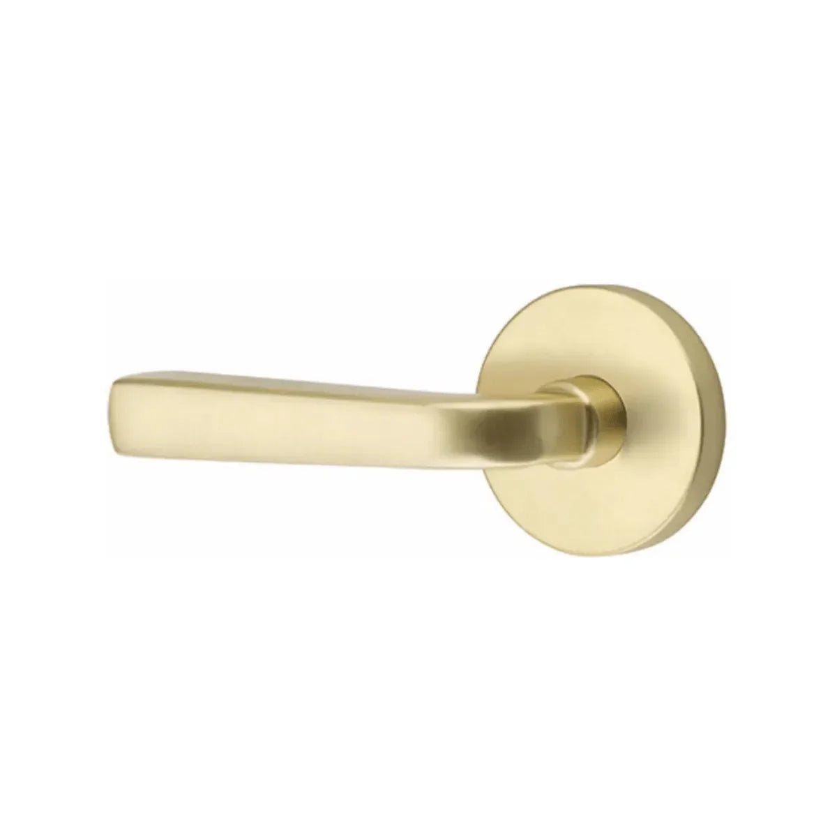 Emtek Sion Lever With Disk Rosette Satin Brass