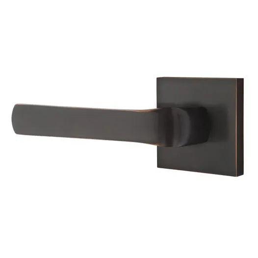 Emtek Spencer Lever With Square Rosette Oil Rubbed Bronze