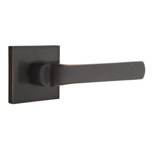 Emtek Spencer Lever With Square Rosette Oil Rubbed Bronze
