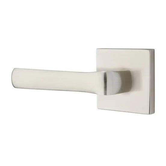 Emtek Spencer Lever With Square Rosette Satin Nickel