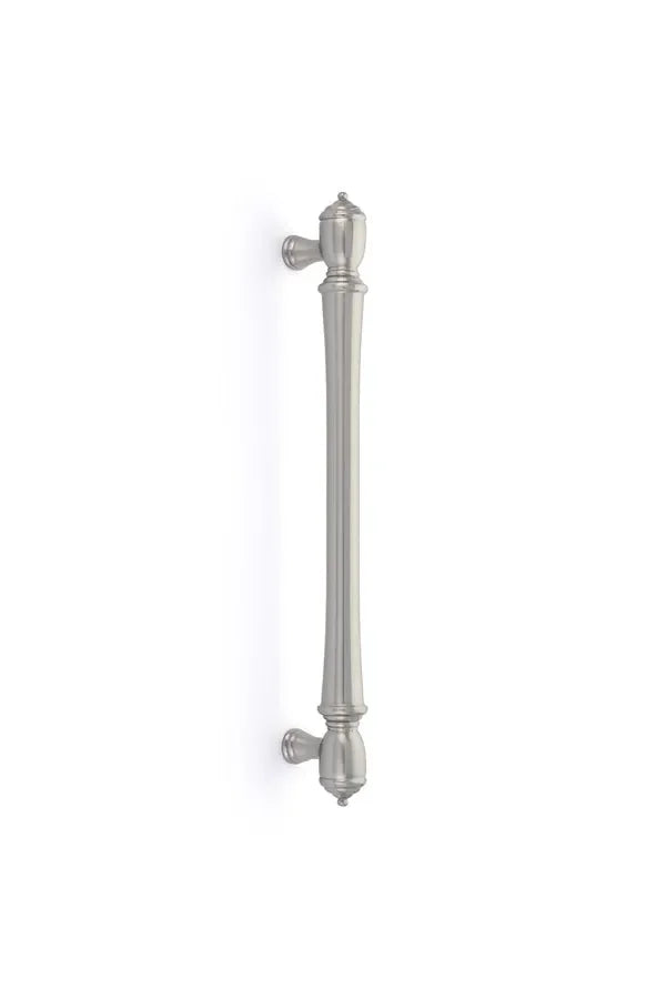 The Emtek Spindle Appliance Pull, 12" Center to Center in Satin Nickel finish