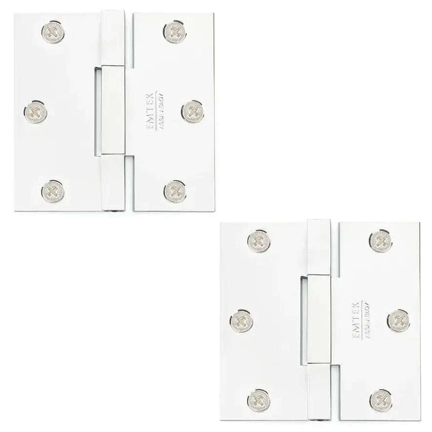EmtekEmtek Square Barrel Heavy Duty Solid Brass Hinge 3.5" x 3.5" in 