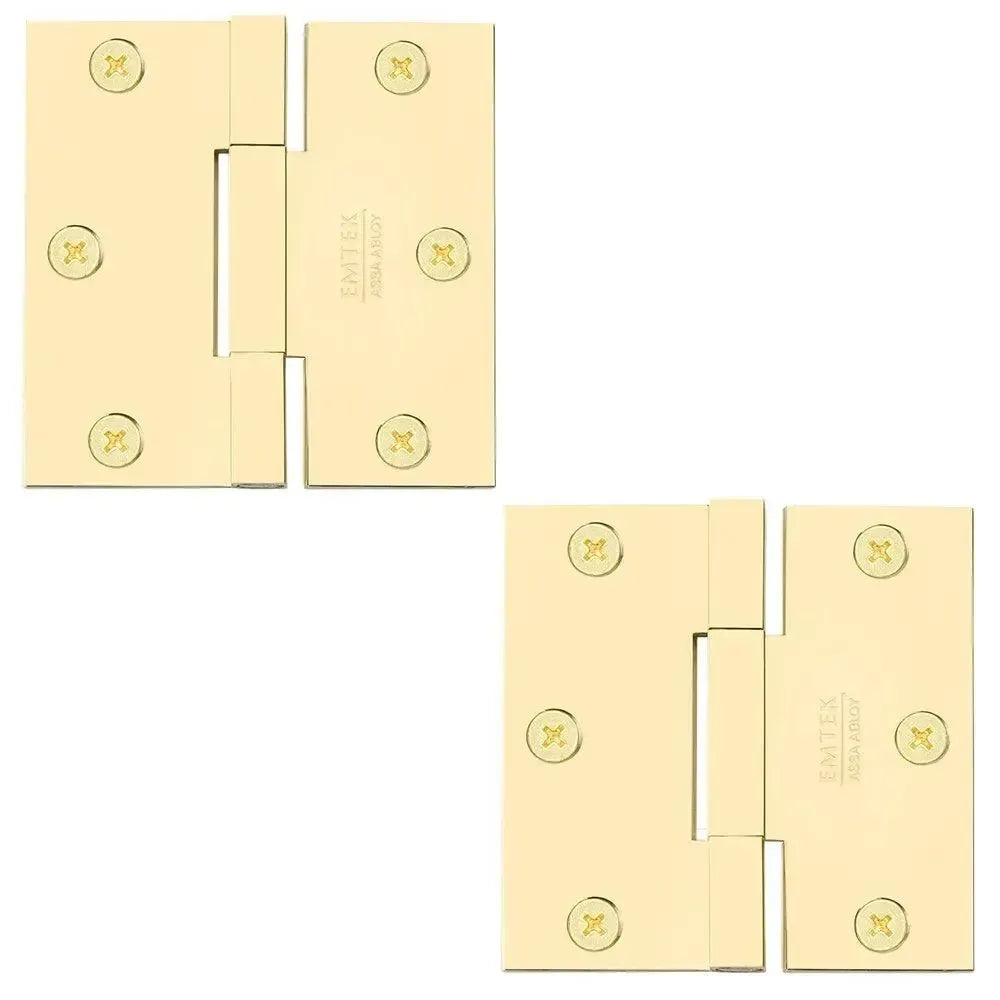 EmtekEmtek Square Barrel Heavy Duty Solid Brass Hinge 3.5" x 3.5" in 