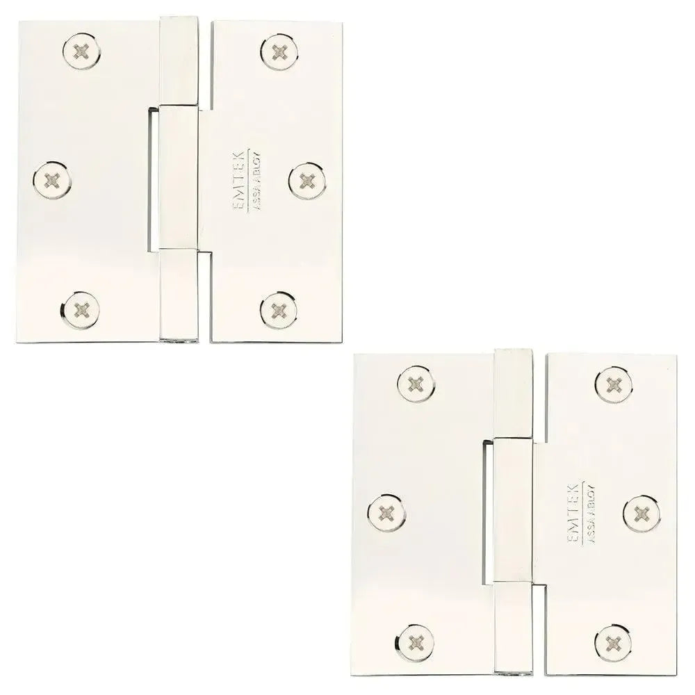 EmtekEmtek Square Barrel Heavy Duty Solid Brass Hinge 3.5" x 3.5" in 