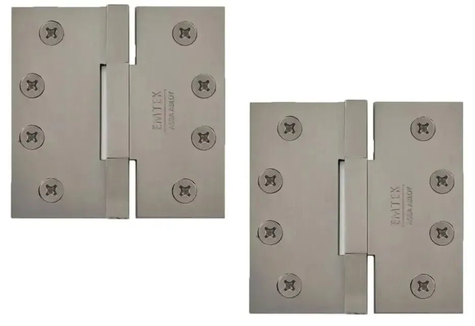 EmtekEmtek Square Barrel Heavy Duty Solid Brass Hinge 4" x 4" in 