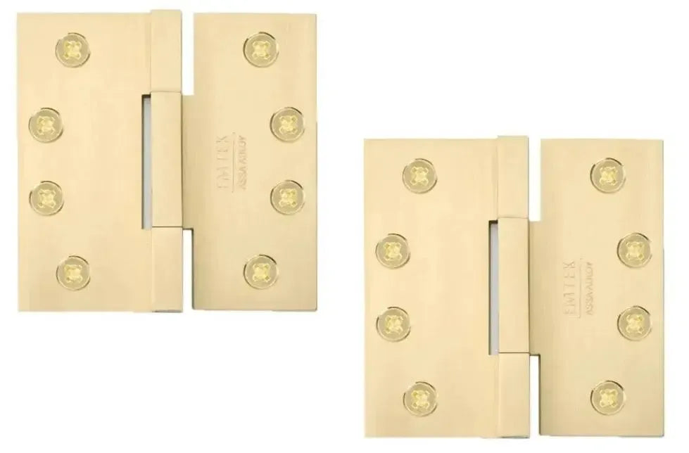 EmtekEmtek Square Barrel Heavy Duty Solid Brass Hinge 4" x 4" in 