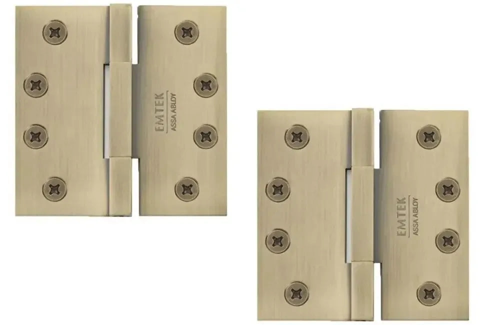 EmtekEmtek Square Barrel Heavy Duty Solid Brass Hinge 4" x 4" in 