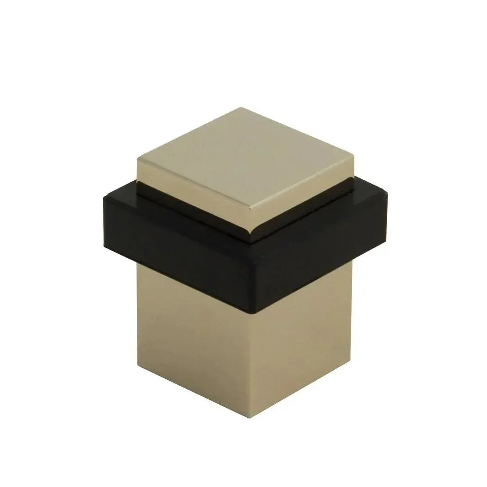 Emtek Square Floor Bumper Door Stop Lifetime Polished Nickel