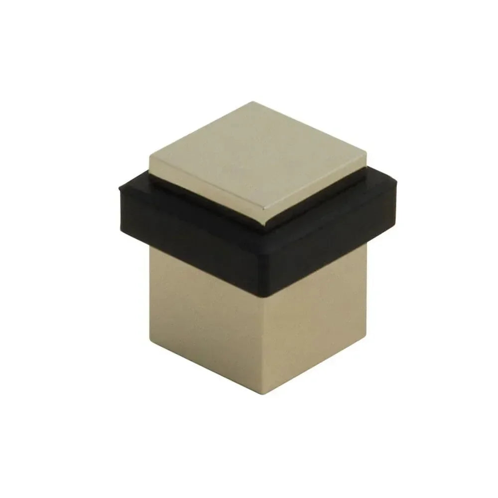 Emtek Square Floor Bumper Door Stop Lifetime Polished Nickel