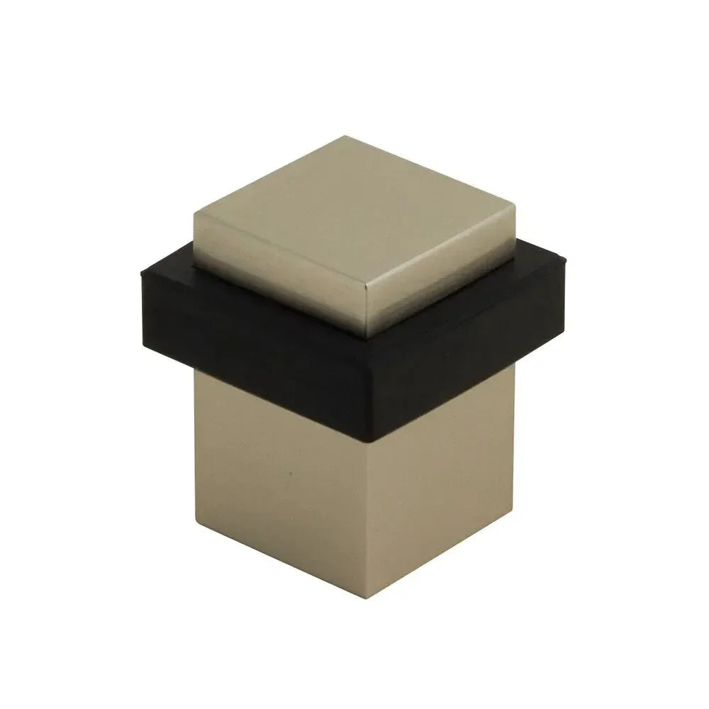 Emtek Square Floor Bumper Door Stop Satin Nickel