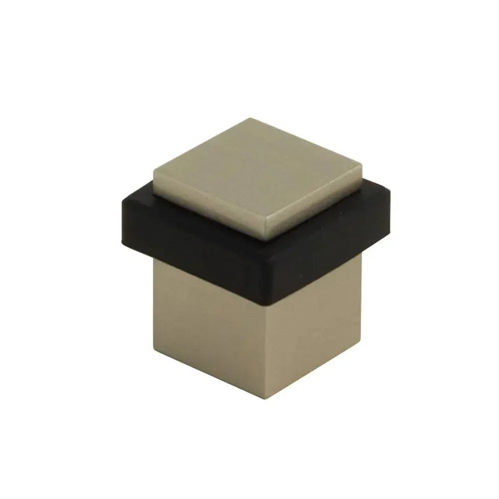 Emtek Square Floor Bumper Door Stop Satin Nickel