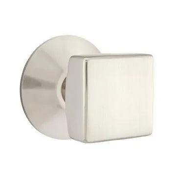 EmtekEmtek Square Knob with Modern Rosette in 