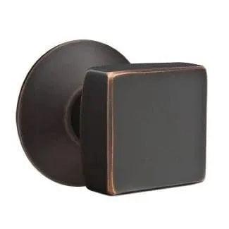 EmtekEmtek Square Knob with Modern Rosette in 
