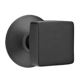 EmtekEmtek Square Knob with Modern Rosette in 
