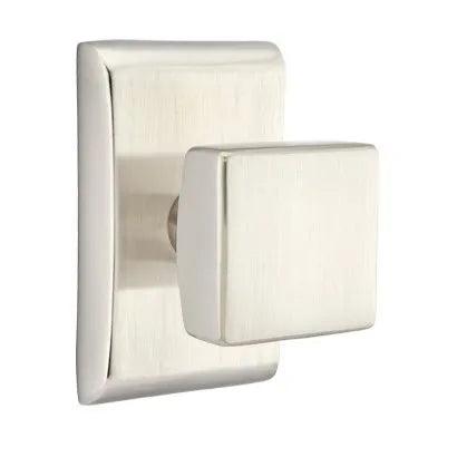 EmtekEmtek Square Knob with Neos Rosette in 