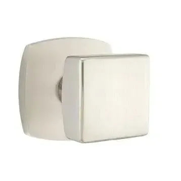 EmtekEmtek Square Knob with Urban Modern Rosette in 