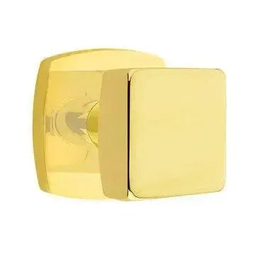 EmtekEmtek Square Knob with Urban Modern Rosette in 