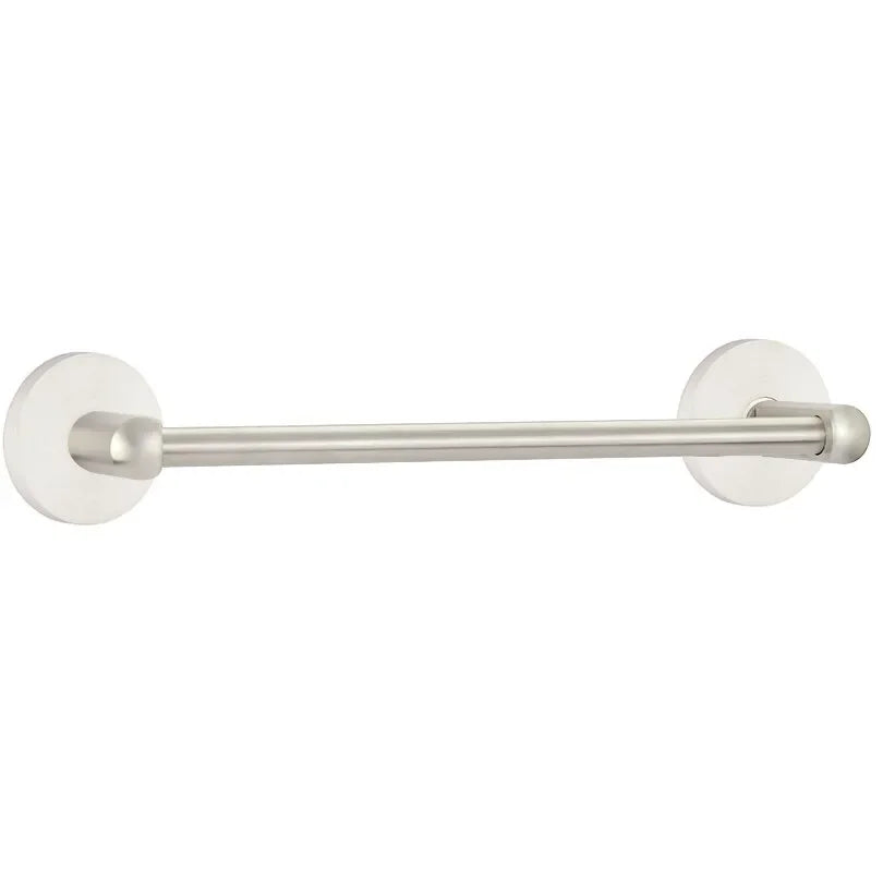 EmtekEmtek Stainless Steel Towel Bar with Disk Rosette in 