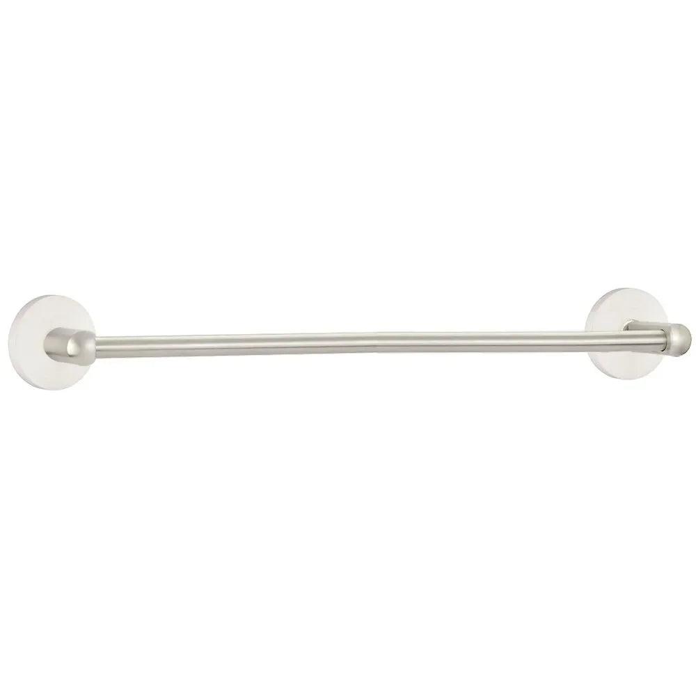 EmtekEmtek Stainless Steel Towel Bar with Disk Rosette in 