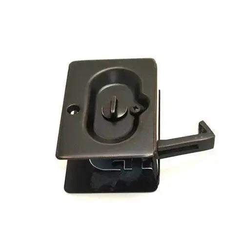 Emtek Standard Pocket Door Lock in Oil Rubbed Bronze finish