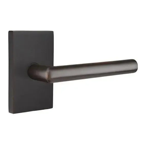 EmtekEmtek Stuttgart Lever With Modern Rectangular Rosette in 