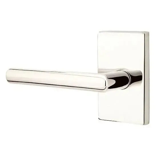 EmtekEmtek Stuttgart Lever With Modern Rectangular Rosette in 