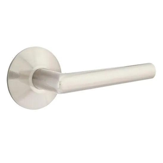 Emtek Stuttgart Lever with Modern Rosette Satin Nickel