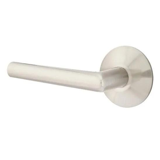 Emtek Stuttgart Lever with Modern Rosette Satin Nickel