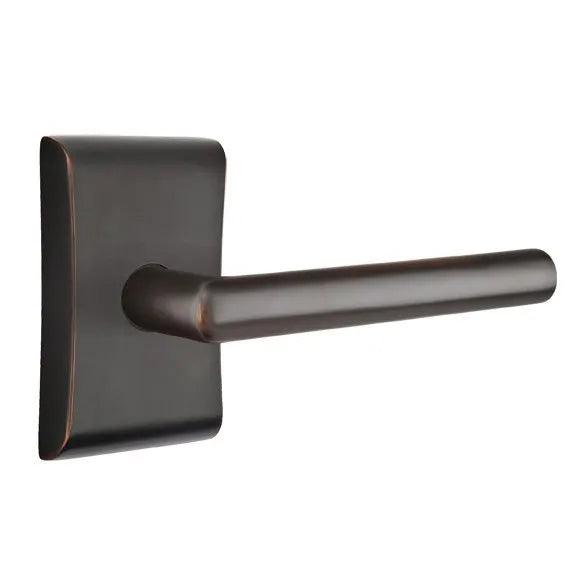 Emtek Stuttgart Lever With Neos Rosette Oil Rubbed Bronze