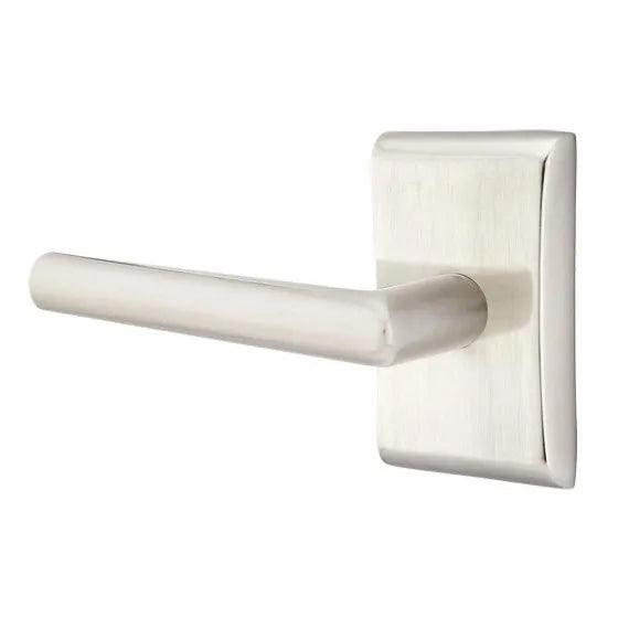 Emtek Stuttgart Lever With Neos Rosette Satin Nickel