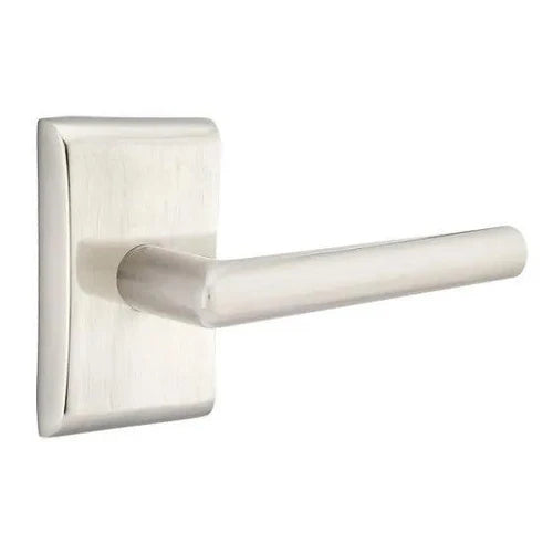 Emtek Stuttgart Lever With Neos Rosette Satin Nickel