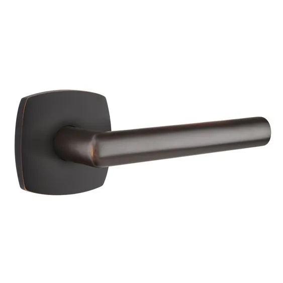 Emtek Stuttgart Lever With Urban Modern Rosette Oil Rubbed Bronze
