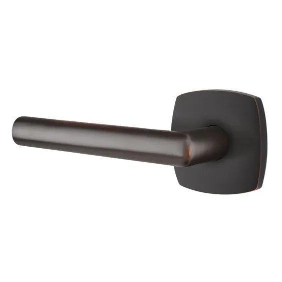 Emtek Stuttgart Lever With Urban Modern Rosette Oil Rubbed Bronze