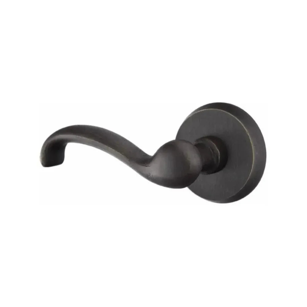 Emtek Teton Lever With #2 Rosette Medium Bronze Patina