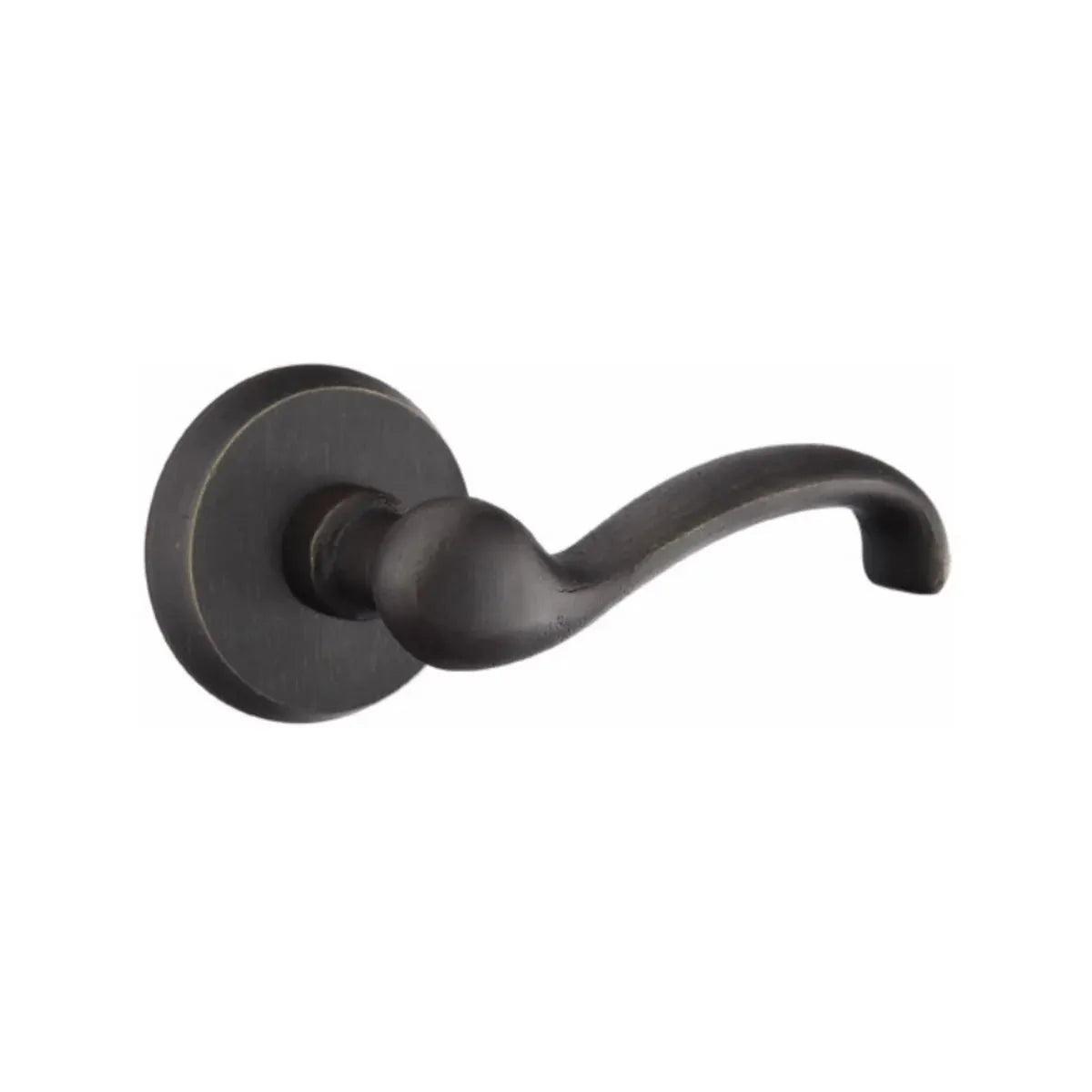 Emtek Teton Lever With #2 Rosette Medium Bronze Patina