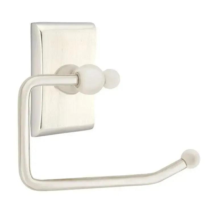 EmtekEmtek Traditional Brass Paper Holder - Bar Style with Neos Rosette in 