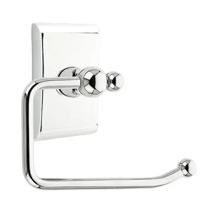 EmtekEmtek Traditional Brass Paper Holder - Bar Style with Neos Rosette in 