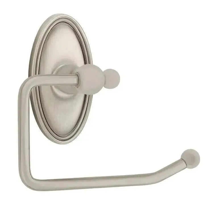 EmtekEmtek Traditional Brass Paper Holder - Bar Style with Oval Rosette in 