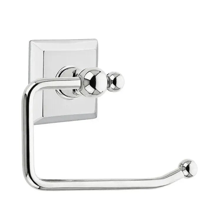 EmtekEmtek Traditional Brass Paper Holder - Bar Style with Quincy Rosette in 