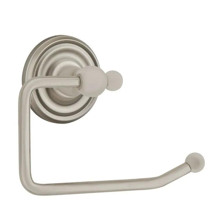 Emtek Traditional Brass Paper Holder - Bar Style (3 3/8" Projection) With Regular Rosette in Pewter finish