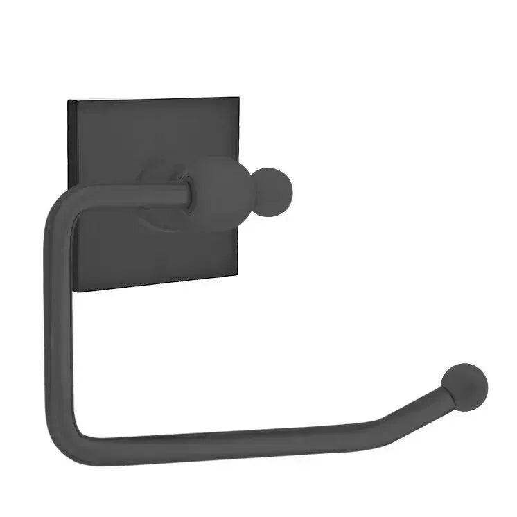 EmtekEmtek Traditional Brass Paper Holder - Bar Style with Square Rosette in 