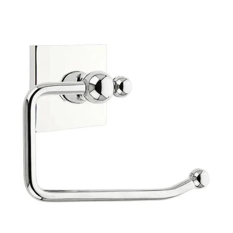 EmtekEmtek Traditional Brass Paper Holder - Bar Style with Square Rosette in 