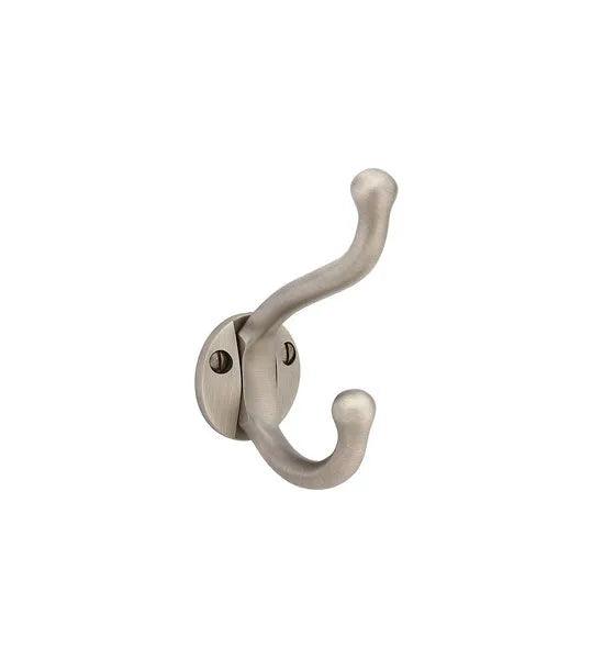 Emtek Traditional Brass Robe Hook (2 5/8" Projection) in Pewter finish