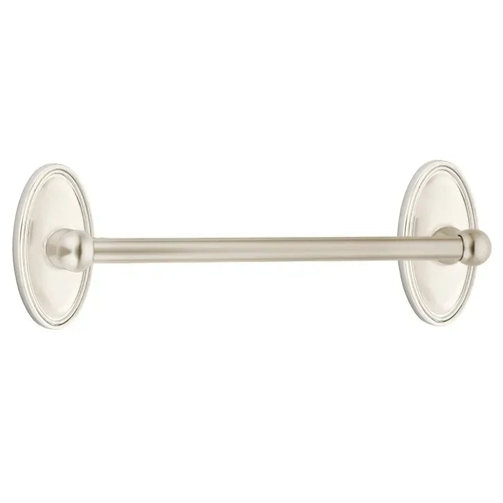 EmtekEmtek Traditional Brass Towel Bar with Oval Rosette in 
