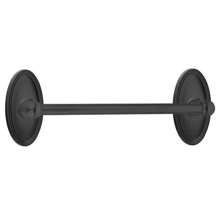 EmtekEmtek Traditional Brass Towel Bar with Oval Rosette in 