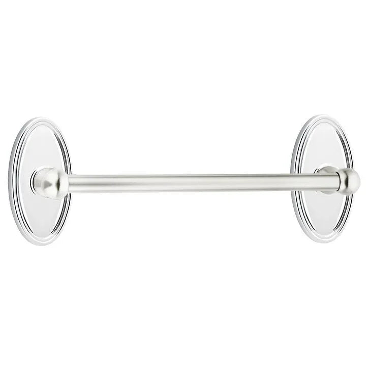 EmtekEmtek Traditional Brass Towel Bar with Oval Rosette in 